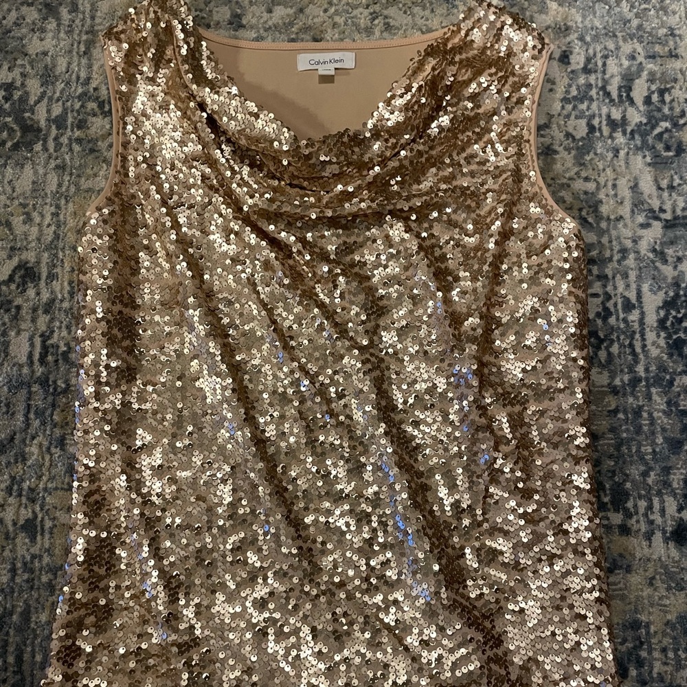 Calvin Klein Sequin Top
